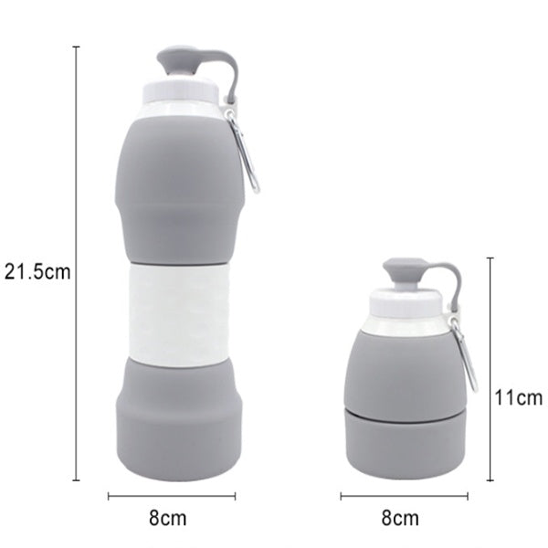 Collapsible Silicone Water Bottle – Portable & Durable