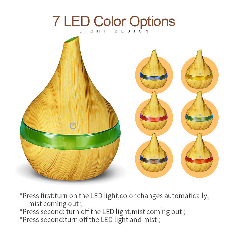 LED Essential Oil Diffuser – Aromatherapy & Mood Lighting