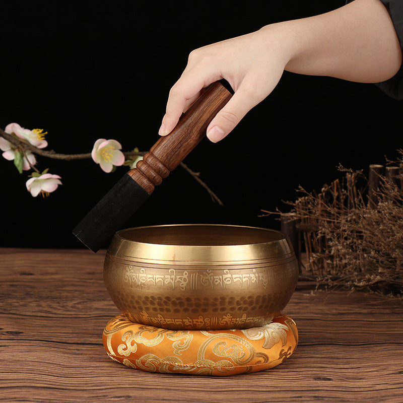 Handcrafted Tibetan Singing Bowl for Meditation & Healing