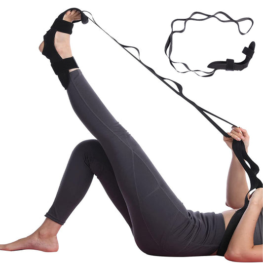 Adjustable Yoga Stretch Strap for Flexibility