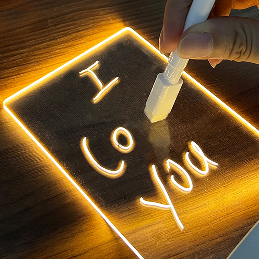 LED Message Board Night Light – Personalized Glow Notes