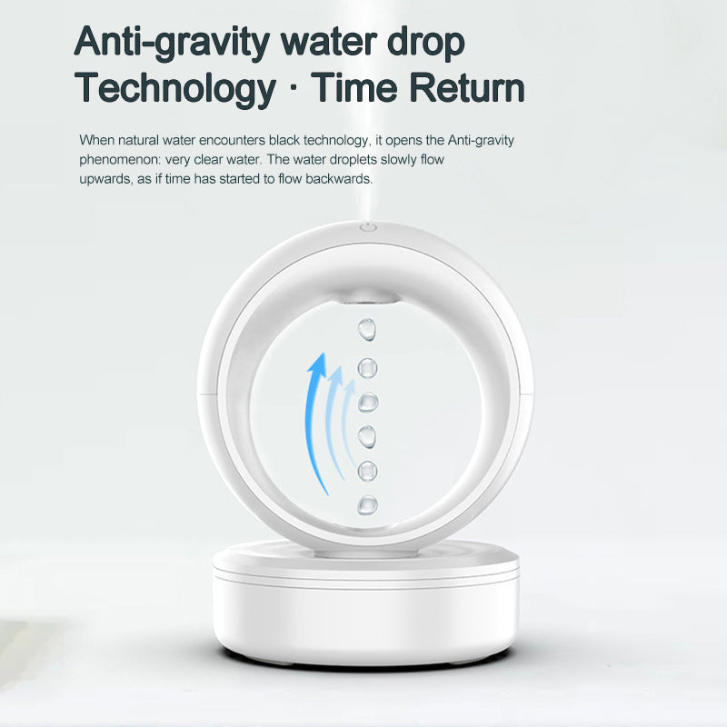 Anti-Gravity Air Humidifier – Levitating Water Drop Effect